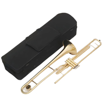 Cross-border Supply Direct Sales Manufacturer B-flat Three-valve Marching Trombone Tenor Horn Professional Instrument