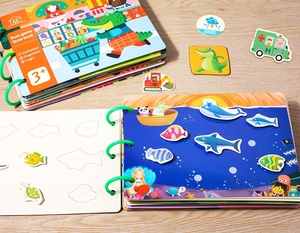 Juguete de Viaje Personalizado para Niños Pequeños de 1 a 3 Años, Actividad Montessori, Aprendizaje Temprano, Libro Sensorial Suave y Silencioso para Bebés, Ideal para el Tiempo Boca Abajo, Seguro y Duradero - Product Image 5