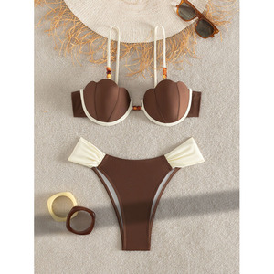 <span class=keywords><strong>Bikini</strong></span> Sexy con <span class=keywords><strong>Push</strong></span>-<span class=keywords><strong>Up</strong></span>, Modelo 2026, Varios Colores, Cintura Baja, Alta Calidad, Conjunto de 2 Piezas - Product Image 1