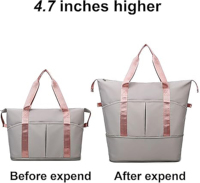 Sac de maternité extensible de grande capacité Séparation sèche et humide Sport Gym Travel Duffel Bag
