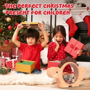 Hucha Transparente <span class=keywords><strong>de</strong></span> Dinosaurio <span class=keywords><strong>de</strong></span> Dibujos Animados, Banco <span class=keywords><strong>de</strong></span> Ahorros <span class=keywords><strong>Universal</strong></span> <span class=keywords><strong>de</strong></span> Madera para Niños, Hombres y Mujeres - Product Image 6