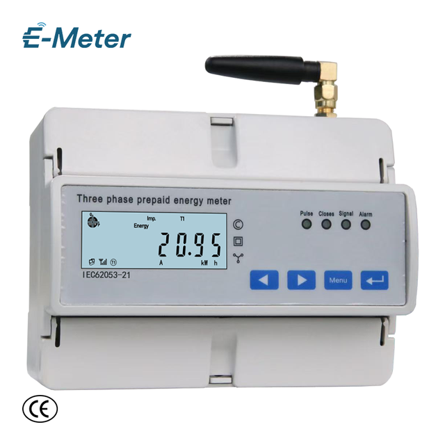 Hot Selling 126*97*77.6 Three Phase Energy Meter for Commercial Building Electricity Management Smart Grid Applications