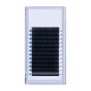 Extension ciglia Camellia 0.07mm fatte a mano in PBT, Mega Volume Russo Professionale L/<span class=keywords><strong>LU</strong></span>/B/C/CC/D, lunghezza 17mm, curvatura C - Product Image 1