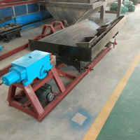 Équipement de criblage de sable de rivière pour le tri du or, Machine de lavage d'or, Table vibrante pour l'or placer lavé, Moteur haute performance