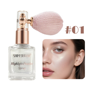 Polvo <span class=keywords><strong>Iluminador</strong></span> con Brillo, Contorno Facial, Maquillaje de Larga Duración Resistente al Sudor, Spray Corporal y Facial para Cosméticos - Product Image 2