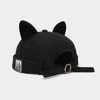 Gorra de Béisbol Estilo Japonés, Linda, Tipo Melón, Versión Coreana, Hipster, Sin Visera, Estilo Vintage, Urbana, Unisex