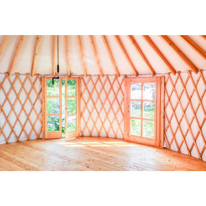 Tente de yourte d'isolation en feutre Camping en plein air yourte imperméable hiver mongol Ger résistance au vent 4m(13ft) diamètre yourtes tente - Product Image 6