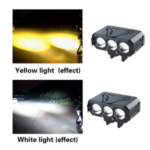 Đôi màu sắc siêu sáng Spotlight New LED ánh sáng sửa đổi không thấm nước Spotlight làm việc ánh sáng cho xe xe máy xe điện - Product Image 6