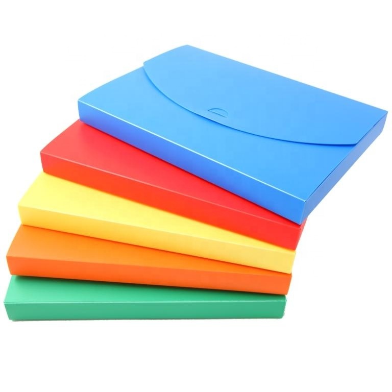 Profesional OEM factory high printed custom office stationery plastic file box document case