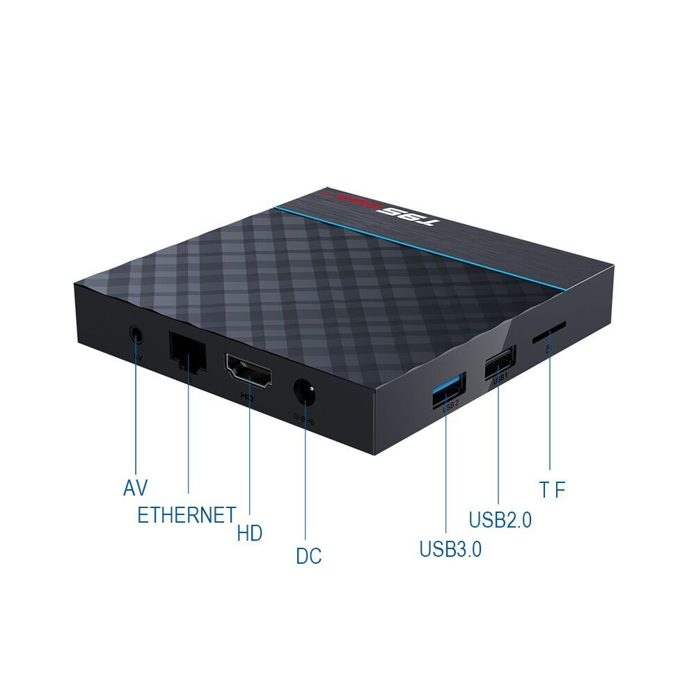 EPro T95MAX + boîte de télévision android Amlogic S905x3 T95 max plus Android 9.0 1920x1080 hd vidéo 8K téléchargement gratuit