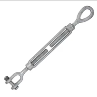 Tendeur à câble en acier poli à mâchoire et œillet pour applications de levage industrielles