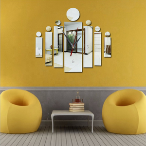 Home Living Room <strong>Wall</strong> Sticker Watch Creative Decorative Crystal Stereo Acrylic <strong>Wall</strong> <strong>Clock</strong> - Product Image 6
