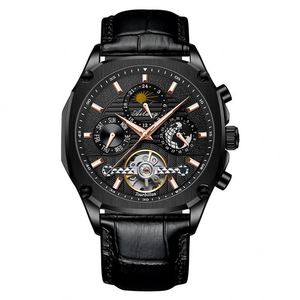 Nouvelle montre-bracelet automatique mécanique squelette multifonctionnelle étanche pour homme 2025 - Product Image 6