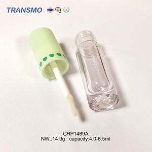 Custom Clear Plastic Lip Gloss Tubes Big Wand Cute Custom Label Empty Cosmetic Containers for Blush Wholesale Cosmetic Packaging - Product Image 4