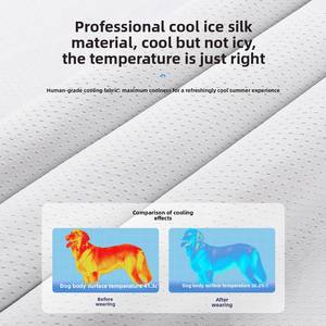 Yeni Yazlık Soğutucu Köpek Yeleği Tüm Irklar İçin, Nefes Alabilen Isıya Dayanıklı Evcil Hayvan Soğutucu Yelek Model BL-695 - Product Image 4