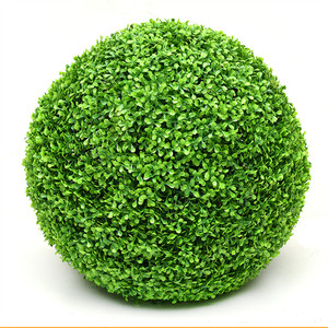 Fausses plantes écologiques protégées contre les UV Boules d'herbe décoratives Boules <span class=keywords><strong>de</strong></span> <span class=keywords><strong>buis</strong></span> artificielles Topiaire - Product Image 6