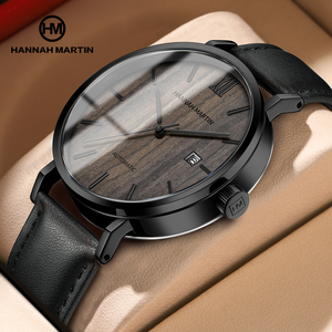 Reloj HANNAH MARTIN de Fábrica, Marca Privada, Correa de Cuero Vacuno, Resistente al Agua 10 Bar, Reloj de Lujo para Hombre, Mecánico Automático - Product Image 1