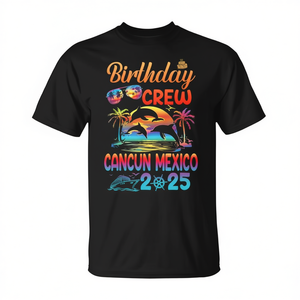 T-shirt de groupe assorti pour l'anniversaire à Cancun, Mexique 2025 - Product Image 2