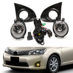 Xe <span class=keywords><strong>LED</strong></span> Sương Mù Ánh Sáng Cho Toyota Axio 2013 2014 2015 <span class=keywords><strong>Halogen</strong></span> Với Dây Chuyển Khai Thác Kit Thiên Thần Mắt Sương Mù Đèn Bìa - Product Image 1