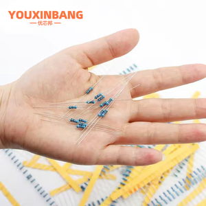 1/4W điện trở màng kim loại năm Băng 1% gói chính xác gồm 41 loại 20 miếng mỗi loại giá trị điện trở chung - Product Image 4