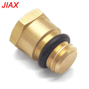 Tapón de Drenaje Separador de Agua y Combustible de Latón, Machinado por CNC, Hexagonal, con Sello de Junta Tórica, Compatible con Motor Diésel Ford 6.0L 2003-2007 - Product Image 1