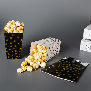 Boîte alimentaire <span class=keywords><strong>jetable</strong></span> personnalisée pour frites et pop-corn, petit emballage pour restauration rapide, <span class=keywords><strong>plateau</strong></span> alimentaire bon marché - Product Image 5