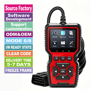 V519-J Outil universel de lecture de codes pour véhicules, testeur de batterie, compatible I/M, OBD2 - Product Image 2