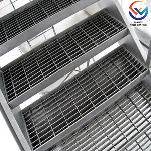 Buitenhuis Gebouw Metalen Traptreden Gelaste Gegalvaniseerde Stalen Traptreden - Product Image 4