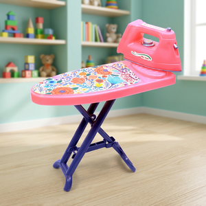 Juego de juguetes de plancha y tabla de planchar de plástico para niños, para juegos de simulación de electrodomésticos y juegos de rol - Product Image 3
