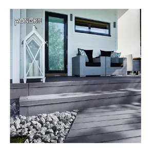 Rongke WPC Decking Gạch Gỗ Cứng Wpc Giống Như Sàn Gỗ Ngoài Trời Nhà Máy Trung Quốc Bán Trực Tiếp