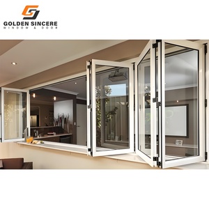 GS Top Hung Folding Aluminum Window with Smooth <b>Track</b> System - Product Image 4
