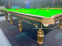 Table de snooker professionnelle standard, table de billard de qualité tournoi, table de snooker de compétition de haute qualité, ensemble complet d'accessoires