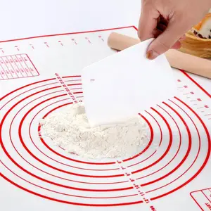 Food Grade Non Stick Non Slip Silicone Pastry Mat Silicone Kneading Dough Mat Baking Mat With Measurement