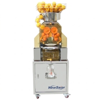 Distributeur automatique de jus d'orange en libre-service, en acier inoxydable, capacité de 30 kg, système de pressage automatique, haute rentabilité