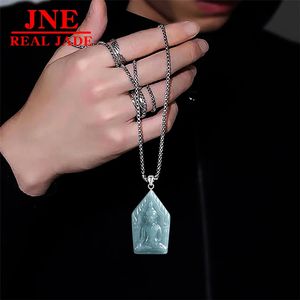 Pendentifs traditionnels pour hommes et femmes <span class=keywords><strong>de</strong></span> la marque Po Kunping Buddha, en émeraude naturelle <span class=keywords><strong>de</strong></span> type A, bleu eau <span class=keywords><strong>de</strong></span> dragon, d'Asie du Sud-Est, <span class=keywords><strong>de</strong></span> <span class=keywords><strong>Thaïlande</strong></span> - Product Image 3