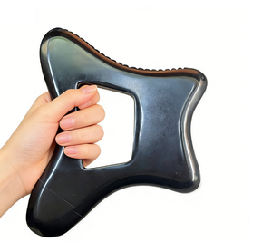 Nuovo Strumento Massaggio Gua Sha in Pietra Bian Nera Naturale 2026 per Raschiatura Completa del Corpo, <span class=keywords><strong>Schiena</strong></span>, Collo, Viso, Gambe, Drenaggio Linfatico con Funzione Musicale - Product Image 6