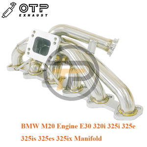 OTP Tuyau D'échappement pour T3 T4 Tur bo Collecteur pour 82-94 <span class=keywords><strong>BMW</strong></span> M20 <span class=keywords><strong>E30</strong></span> 320i 325i <span class=keywords><strong>325e</strong></span> 325is 325es 325ix SUS304 Acier Inoxydable HP - Product Image 5