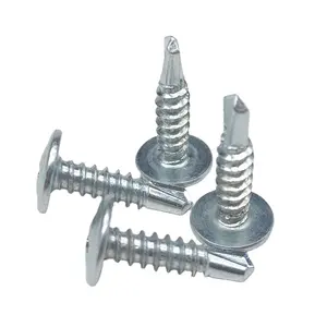 Truss head self tapping screws 4.2*13mm pan head phillips drive wood screws black finish screws