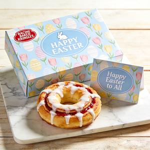 Scatole Pasquali Personalizzate in Carta, Contenitori per Dolci, Torte, Biscotti, Dessert, Ciambelle con Manico - Product Image 2