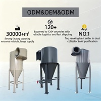 Séparateur de filtre à poussière cyclonique industriel pour le prétraitement des particules de poussière de grande taille, refroidissement des gaz à haute température