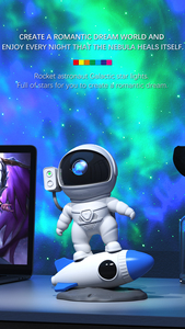 Tên lửa Phi Hành Gia Tinh Vân chiếu ánh sáng ban đêm Mini Galaxy Sao <span class=keywords><strong>Laser</strong></span> chiếu ánh sáng cho phòng ngủ trẻ em dẫn ánh sáng chiếu - Product Image 6