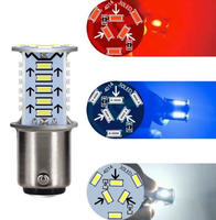 TCYATO-Ampoule de flash de frein pour moto et voiture, 1157, flash de débit d'eau de conduite + flash direct de frein