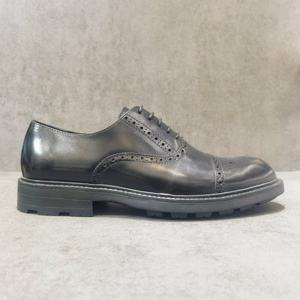 <strong>Brogue</strong> Carved Leather Dress Shoes for <strong>Men</strong> Large Size Formal Business Style for Office Career Winter Spring &amp; Autumn Use - Product Image 3