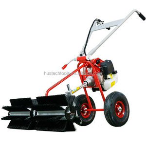 2 Stroke Gas Cordless 5.5HP Professional Steel Chassis DIY Grass Box Adjustable Height Hand <b>Push</b> Brush Cutter <b>Lawn</b> <b>Mower</b> - Product Image 2
