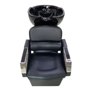 सैलून शैम्पू कुर्सी के लिए बाल धोने की स्क्रीन हेयरड्रेसिंग कुर्सी