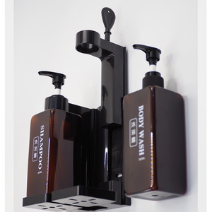 Dispensador de Jabón Cuadrado para Hotel, Montado <span class=keywords><strong>en</strong></span> la Pared, con Cerradura para Llaves, Soporte para Botellas de Jabón Individuales, Dobles o Triples, con Botellas Incluidas - Product Image 5