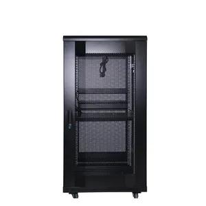Standing Type Wheeler 19 Inch 22U Fabric Network Rack Server Cabinet