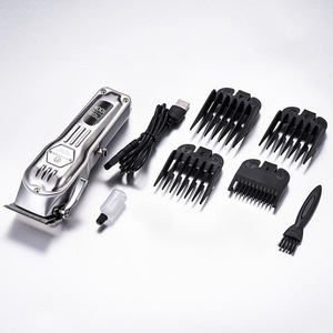 Tondeuse à cheveux professionnelle Booguhm, corps métallique, écran numérique, 20W, rasoir électrique pour salon - Product Image 3