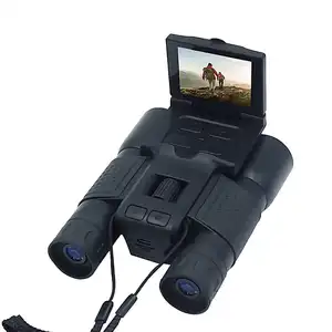 1080จุด2.4 "IPS จอแสดงผล LCD 5mp กล้องโทรทรรศน์กล้องบันทึกวิดีโอ12X32ดิจิตอลกล้องสองตา