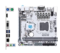 Nouvelle carte mère de bureau Intel H310-ITX blanche, mini-ordinateur de bureau, LGA1151, DDR4, double canal, prise en charge SATA, 6e/7e/8e/9e génération